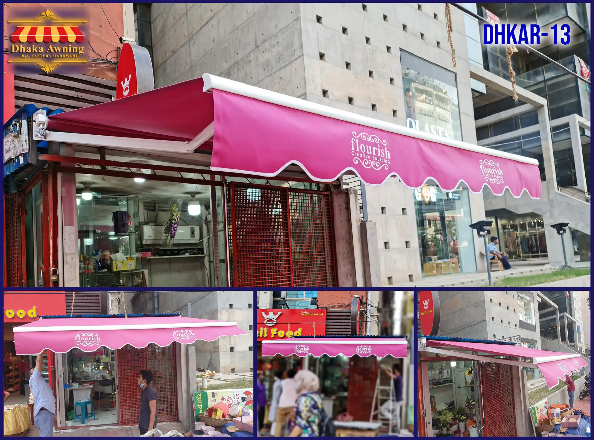 RETRACTABLE AWNING Shade in BD-DHKAR-13