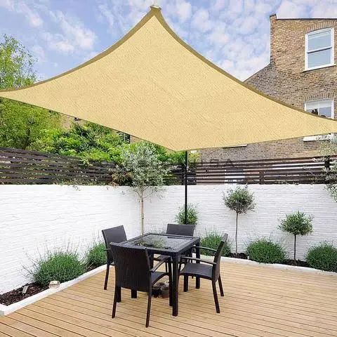 Rectangle Sunshade Sail Canopy